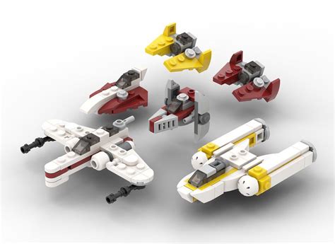 Micro Republic Starfighters (ARC-170, Y-Wing BTL-B, V-Wing, Jedi ...