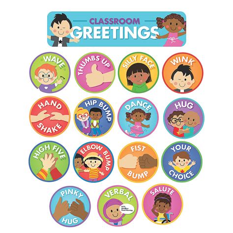 CLASSROOM GREETINGS SIGNS: 16 SZTUK | TORBA BORBA EDU SHOP