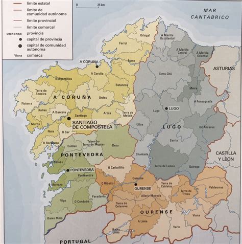 ¿Cuáles son las provincias de Galicia?