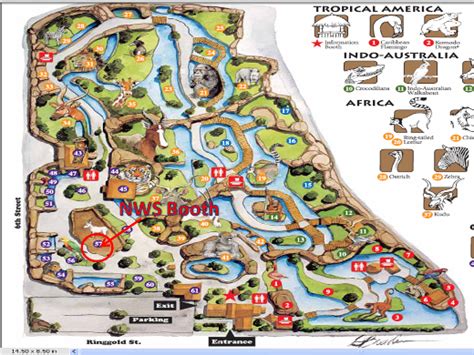 Gladys Porter Zoo Map - Vector U S Map