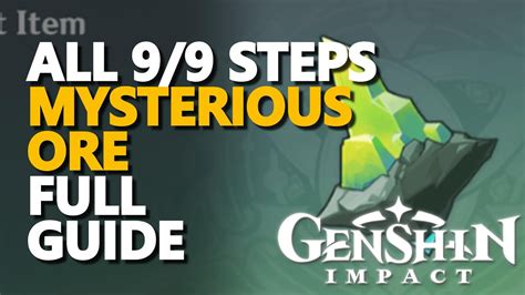 Mysterious Ore Genshin Impact Full Guide - Genshin Impact videos