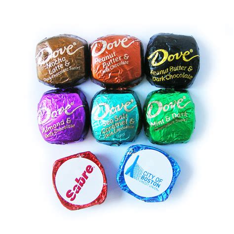 Branded Dove Chocolate Bar Mini Squares – Boston Gift Baskets