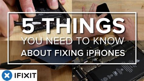 5 Things You Need To Know About Repairing iPhones - YouTube