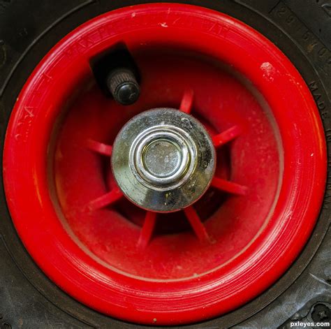 Red Wheel picture, by Clinge for: dominating red photography contest ...