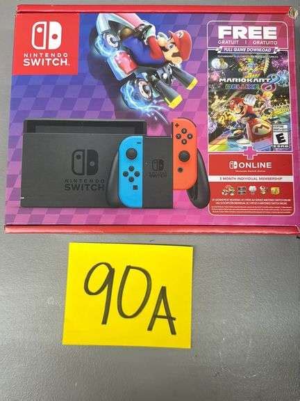 NEW NINTENDO SWITCH MARIO KART BUNDLE IN BOX - Earl's Auction Company