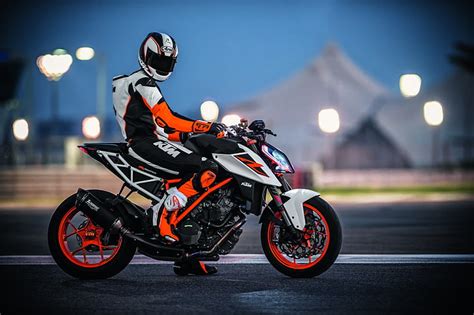 HD wallpaper: motorcycle, KTM 1290 Super Duke, depth of field, transportation | Wallpaper Flare