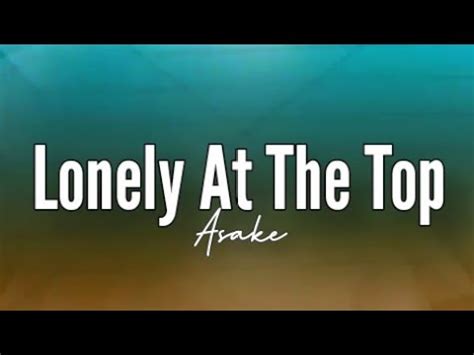 Music Downloader & Converter - Asake - Lonely At The Top (Lyrics)