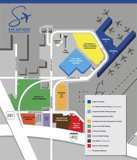 airport Protected-SAT-parking-map_MEDIA - San Antonio Report