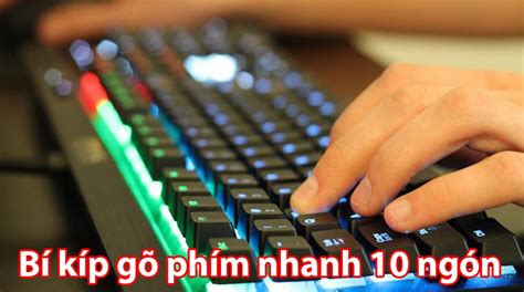 Cách đánh máy nhanh - Gõ phím 10 ngón - Huy Dạy Vi Tính