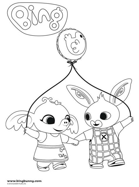 Bing Bunny Coloring Pages - Coloring Home