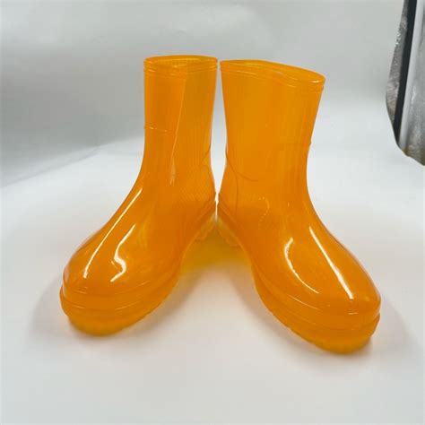 Ankle Bootie Rainboots Safety Rain Shoes Waterproof Anti-Slip Water ...
