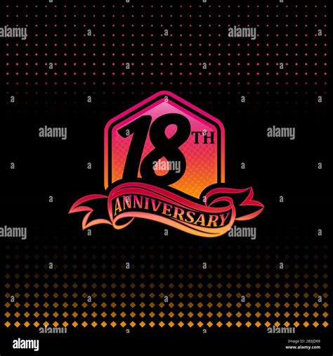 18 years birthday logo hi-res stock photography and images - Alamy