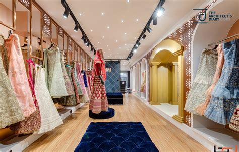 Modern-Ethical Bridal wear Showroom Interior | BondStudio Architects ...