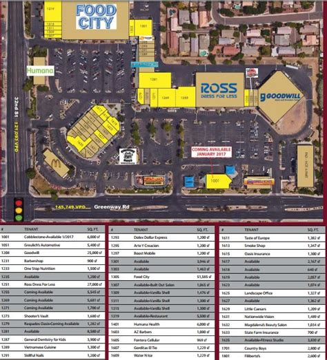 Greenway Park Plaza - store list, hours, (location: Phoenix, Arizona) | Malls in America