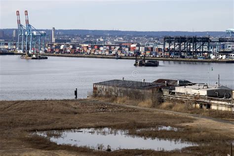 Old Bayonne, NJ stock image. Image of factory, jersey - 23930101