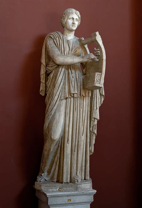 Statue of Erato. Rome, Vatican Museums, Pius-Clementine Museum, Room of ...