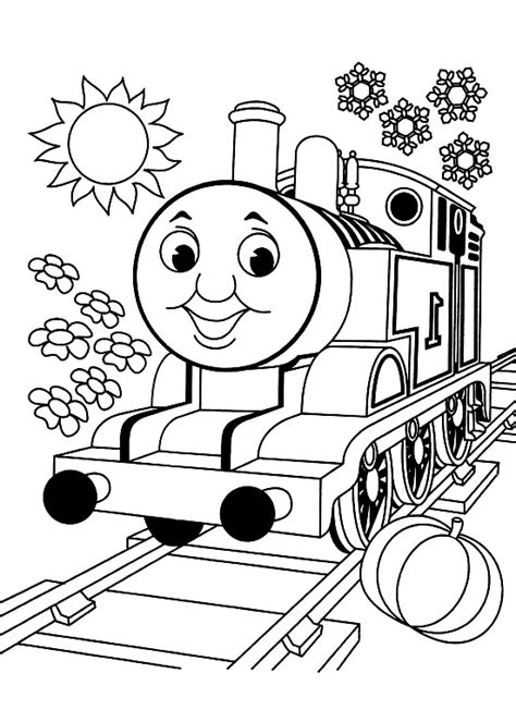 Coloriage De Thomas Le Train A Imprimer Gratuit - Coloriage.eu.org