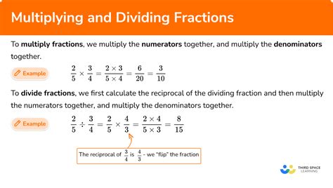 Multiplying And Dividing Fractions - GCSE Maths - Complete Guide