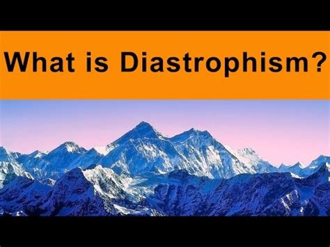 Diastrophism: causes, types, consequences - science - 2024