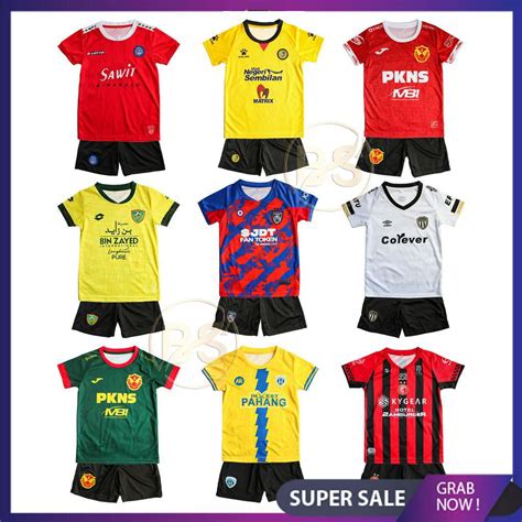 (HARGA MURAH) KIDS JERSEY SET MALAYSIA FOOTBALL CLUB / BUDAK SEPASANG ...