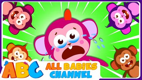 Five Little Monkeys Jumping On The Bed | FUNNY MONKEYS MISCHIEF | Kids Songs | All Babies ...