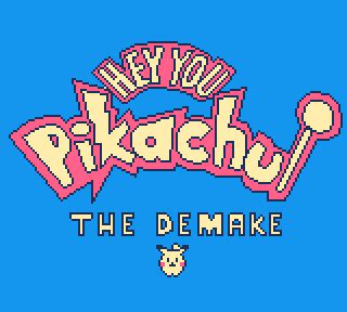 Hey You Pikachu Demake GB - GameBrew