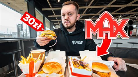 Czy MAX BURGERS to NAJGORSZY FAST FOOD? - YouTube