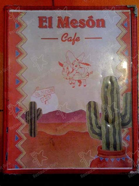 Menu at El Meson restaurant, Freehold, 40 W Main St