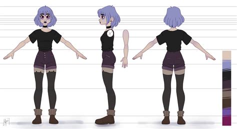 Character Model Sheet by atachi00 on DeviantArt