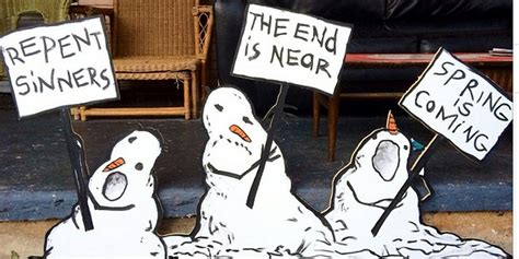 These 'Calvin and Hobbes' snowmen are perfect if you're sick of Christmas cheer