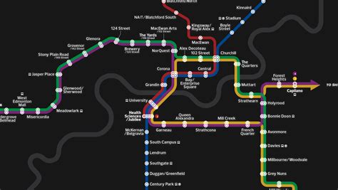 Michael Abenojar - Edmonton LRT System Maps