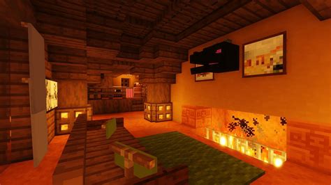 Minecraft Inside Of A Hobbit Hole