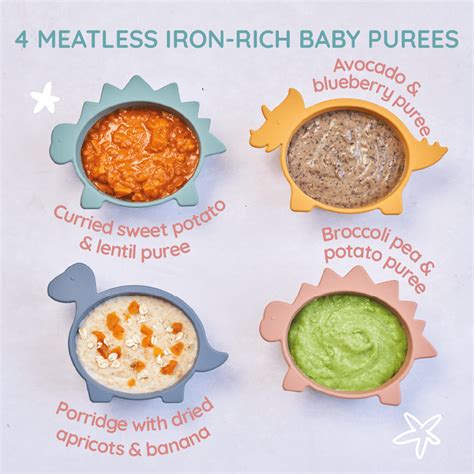 Meatless Iron Rich Purees | Annabel Karmel