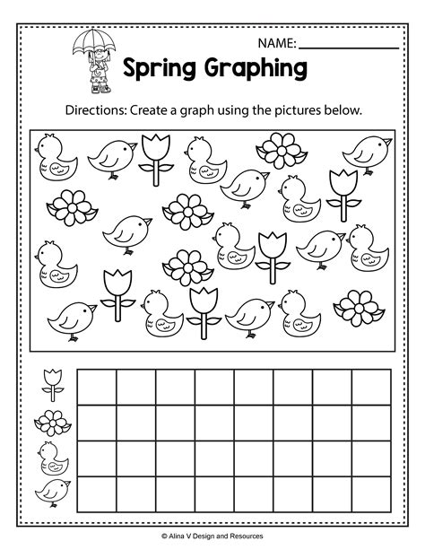 Spring Math Activities For Kindergarten