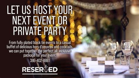 Book Your Holiday Party - Flagler Tavern