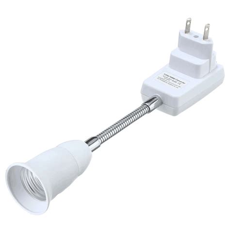 Flexible E27 Light Lamp Bulb Adapter Extend Extension Converter Wall Base Holder Screw Socket EU ...