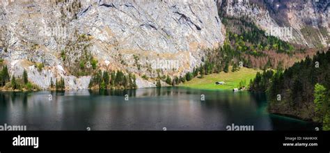 Obersee lake. Bavaria, Germany Stock Photo - Alamy