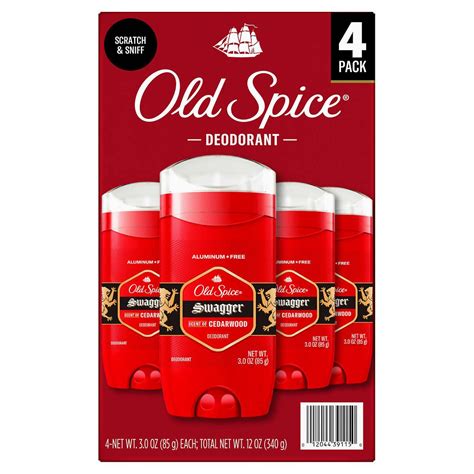 Amazon.com : Old Spice Swagger Deodorant Aluminum Free, 3 Ounce (Pack of 4) : Beauty & Personal Care