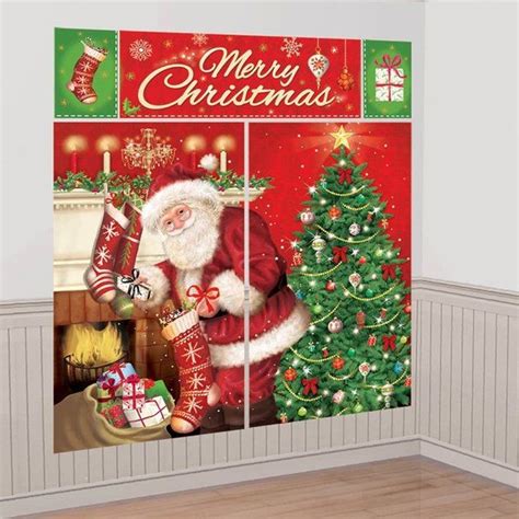 Check out Magical Christmas Scene Setter Wall Decorating Kit ...