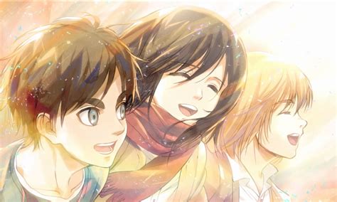 Eren Mikasa Armin Wallpapers - Wallpaper Cave