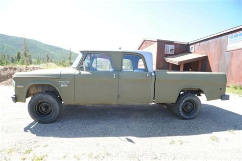 1970 Dodge Power Wagon Crew cab 4x4-Mint Condition - Classic Dodge Power Wagon 1970 for sale