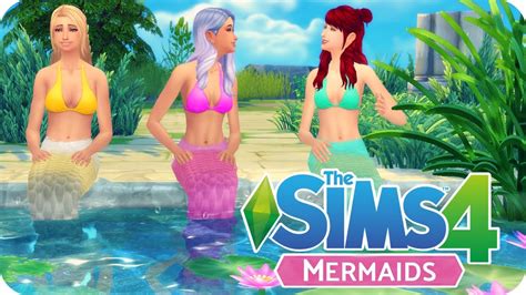 MERMAIDS MOD - SCALES, MERMAID TAILS & SIREN'S SONG | Sims 4 Mod Review - YouTube