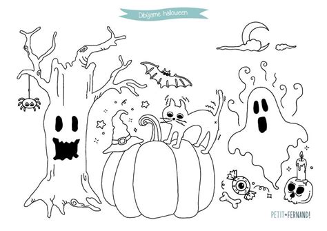 Introducir 76+ imagen dibujos de halloween para colorear - Viaterra.mx