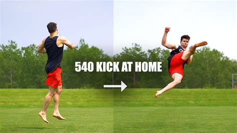 Learn 540 Kick Fast by Turning a 360 Into a Tricking Kick - YouTube