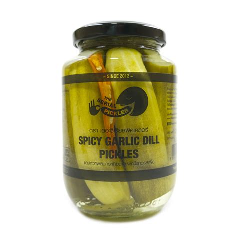 Spicy Garlic Dill Pickles - The Serial Pickler