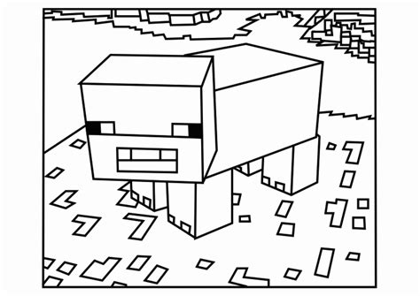 Minecraft Cat Coloring Pages