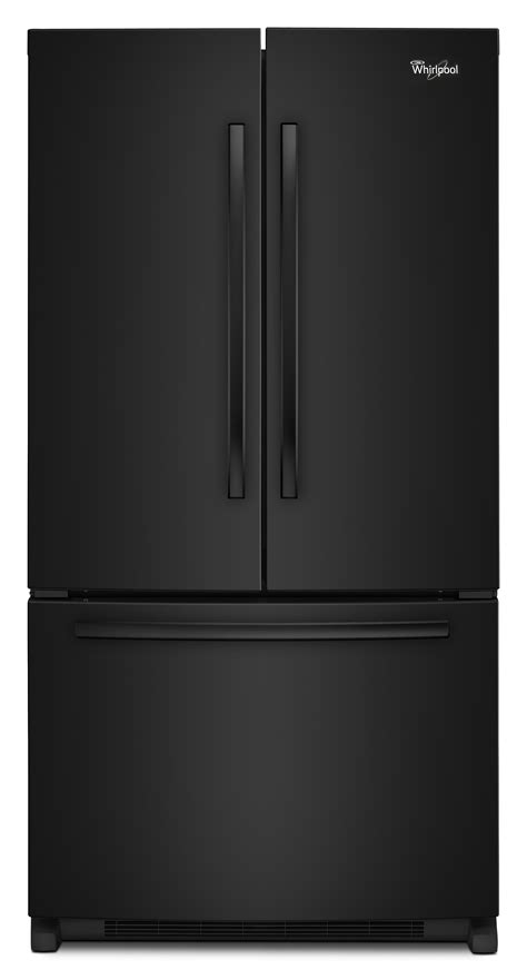 Whirlpool WRF532SMBB 22 cu. ft. French Door Bottom Freezer Refrigerator w/ Adaptive Defrost - Black