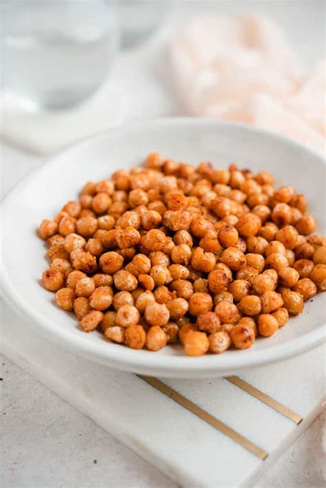 Pan Fried Chickpeas (10 min or less!) - Back To The Book Nutrition