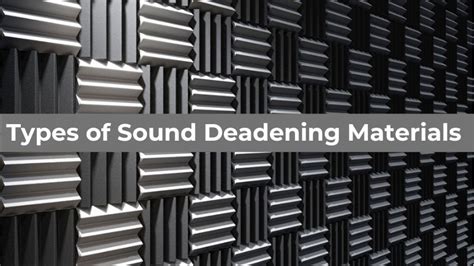 Effective Sound Proofing: Types of Sound-Deadening Materials ...