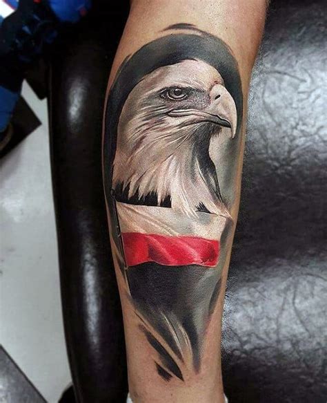 60 Polish Eagle Tattoo Designs For Men - Coat Of Arms Ink